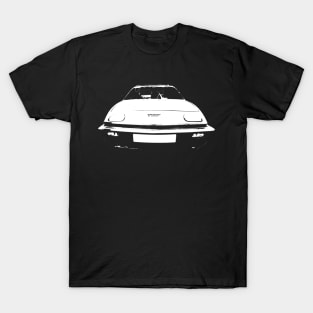 Triumph TR7 British classic car monoblock white T-Shirt